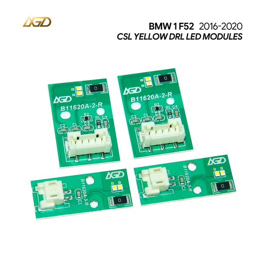 CSL YELLOW DRL LED CHIPS For BMW 1 Series F52 118i 120i 125i Headlight Daytime Light LED Angel Eye 7466543 7466544