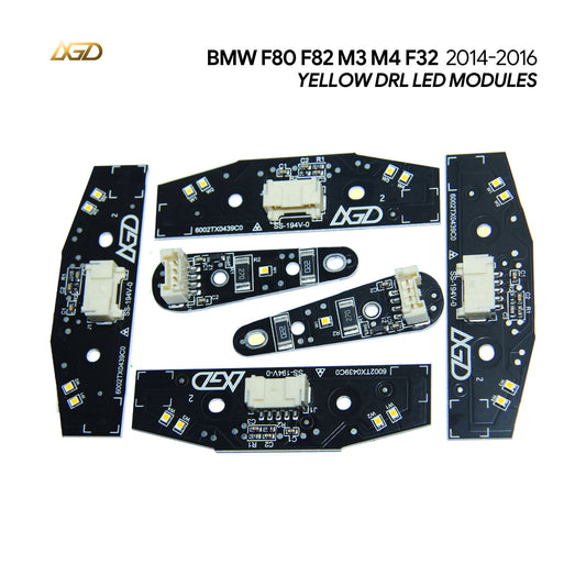 DRL LED DRL Module Upgrade For BMW F32 F33 F36 M3 M4 adaptive 4 Series CSL Style F80 F82 F83 Angel Eye Exclusive features EYEBROWS