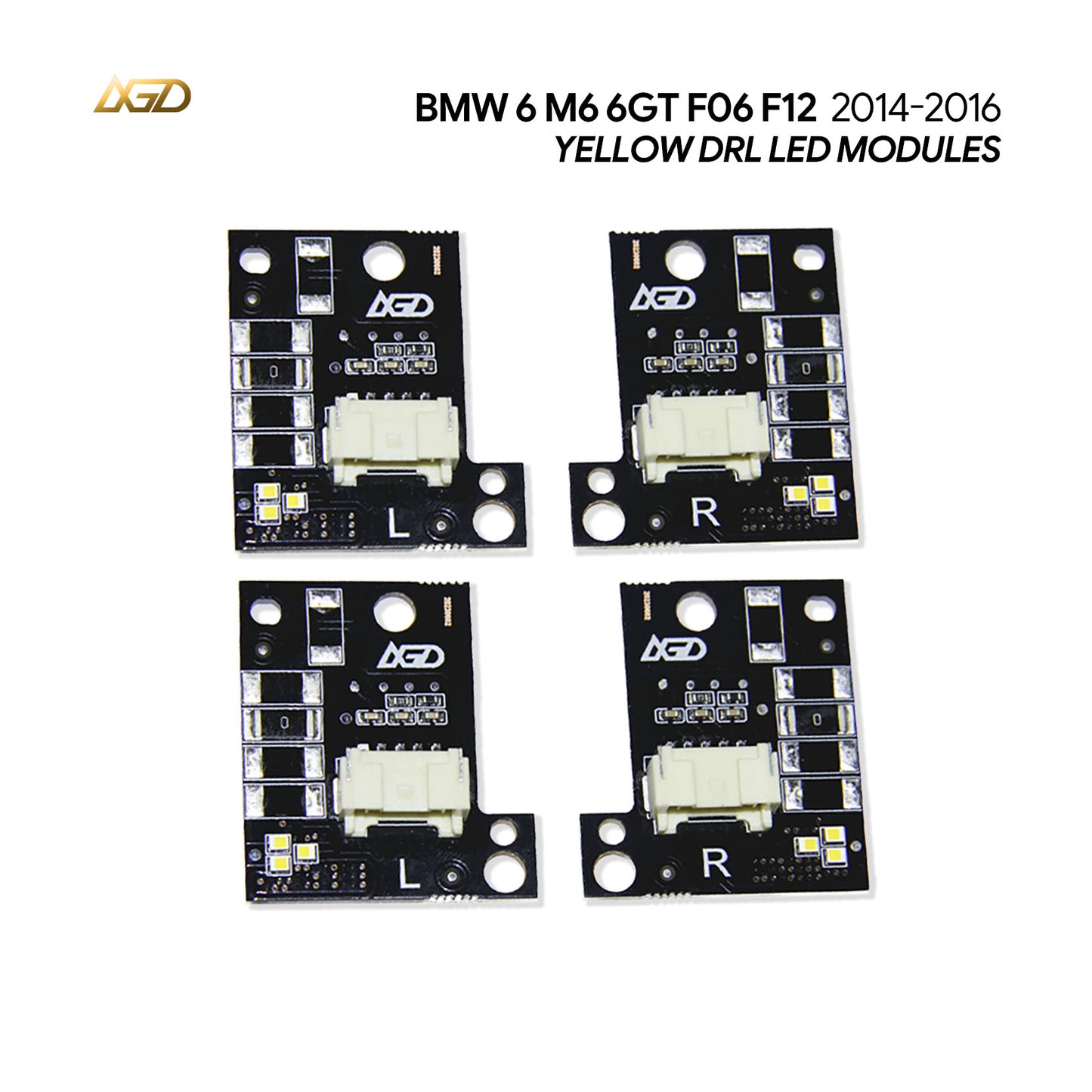 For 2016-2019 BMW 6 series F12 F13 F06 Gran Coupe LCI 640d 640i 650i M6 LED DRL Board fits adaptive Headlight