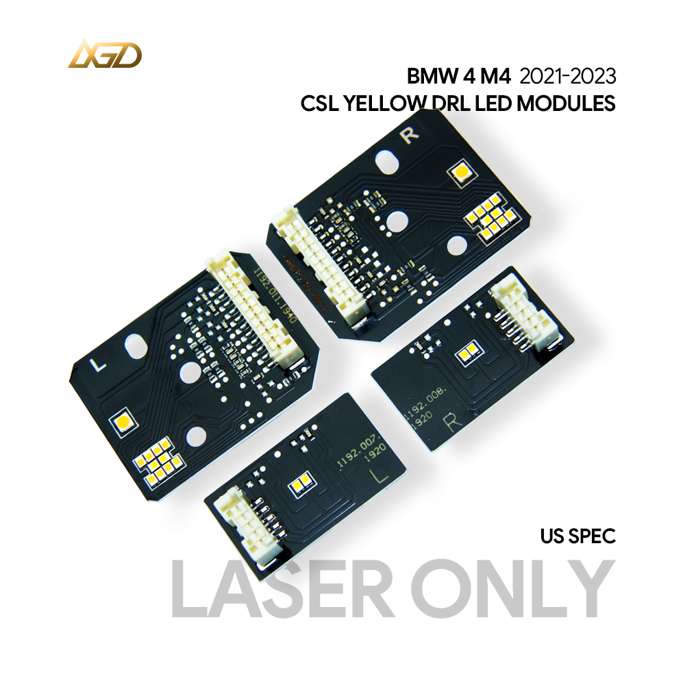DRL Modules For BMW G80 M3 G82 M4 G22 G26 2020-2024 Daytime Running Light LED Boards Fit Laser Headlight US Version