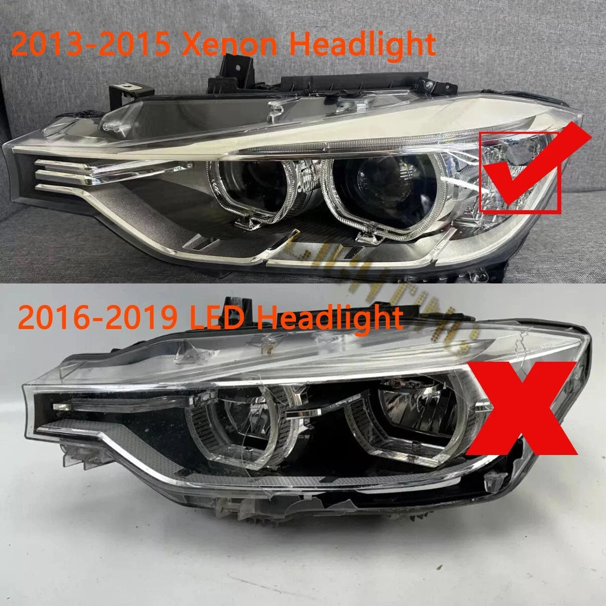Angel Eyes CSL Style DRL LED Modules For 2012-2015 BMW F30 F31 F34 F35 3 series Xenon Headlight