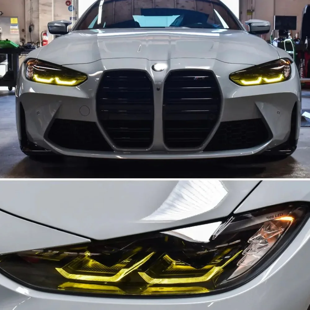 CSL Style Angel Eye DRL Modules for BMW 3 Series G80 G81 M3 4 Series G82 M4 G22 G26 Fits Global LED Headlight