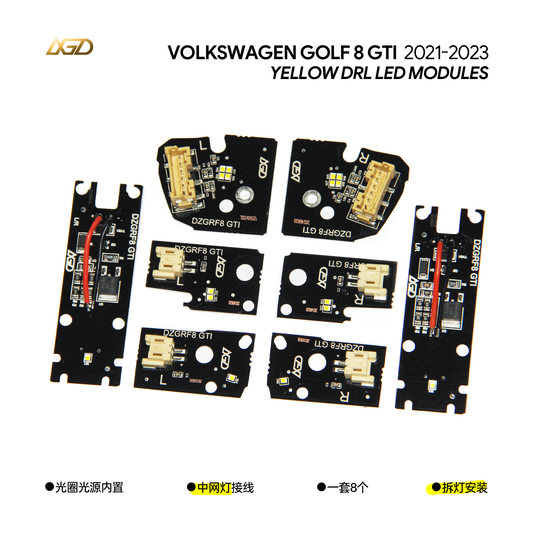 VOLKSWAGEN GOLF 8 GTI 2021-2023 DRL LED MODULES