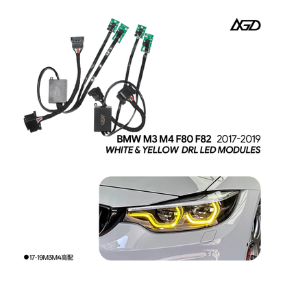 Daytime Running Light For BMW 2018-2020 M3 M4 F80 F32 F36 F33 F82 Angel Eyes DRL Fits Adaptive LED Headlight Only S552A