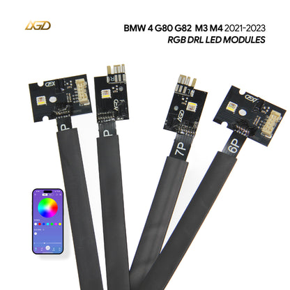 CSL Style Angel Eye DRL Modules for BMW 3 Series G80 G81 M3 4 Series G82 M4 G22 G26 Fits Global LED Headlight