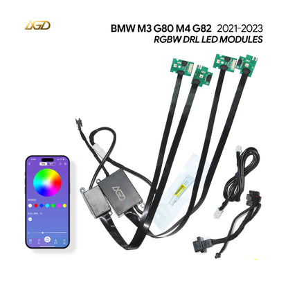 CSL Style Angel Eye DRL Modules for BMW 3 Series G80 G81 M3 4 Series G82 M4 G22 G26 Fits Global LED Headlight