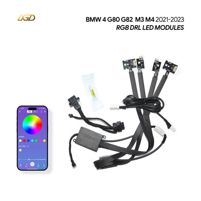 CSL Style Angel Eye DRL Modules for BMW 3 Series G80 G81 M3 4 Series G82 M4 G22 G26 Fits Global LED Headlight