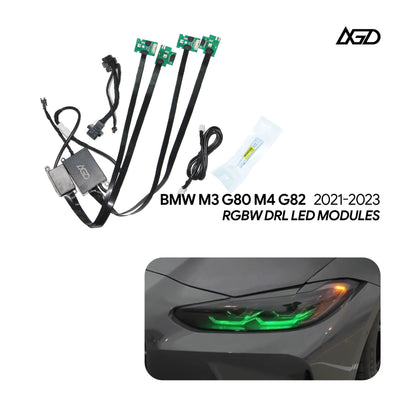 CSL Style Angel Eye DRL Modules for BMW 3 Series G80 G81 M3 4 Series G82 M4 G22 G26 Fits Global LED Headlight