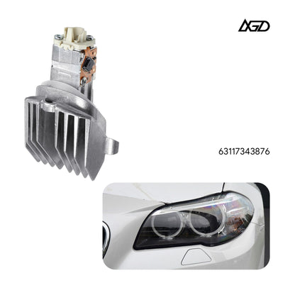 Yellow Angel Eye DRL LED Boards For 2014-2017 BMW 5 Series F10 F11 F18 LCI Headlights 63117343876