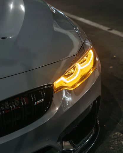 Daytime Running Light For BMW 2018-2020 M3 M4 F80 F32 F36 F33 F82 Angel Eyes DRL Fits Adaptive LED Headlight Only S552A