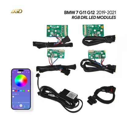 Angel Eye DRL LED Modules For BMW 7 series G11 G12 LCI 740i M750I 2020 LED Headlight EU Version