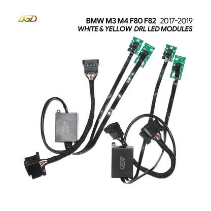 Daytime Running Light For BMW 2018-2020 M3 M4 F80 F32 F36 F33 F82 Angel Eyes DRL Fits Adaptive LED Headlight Only S552A