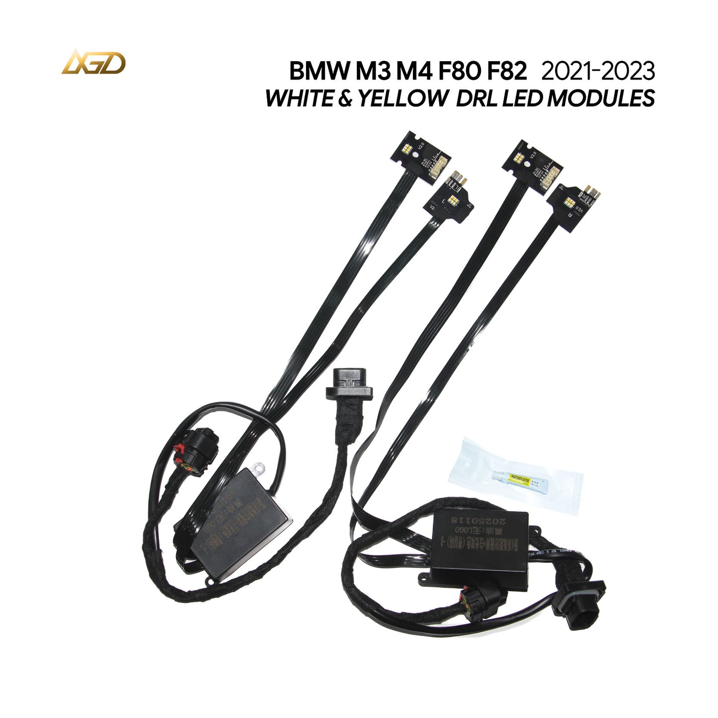 CSL Style Angel Eye DRL Modules for BMW 3 Series G80 G81 M3 4 Series G82 M4 G22 G26 Fits Global LED Headlight