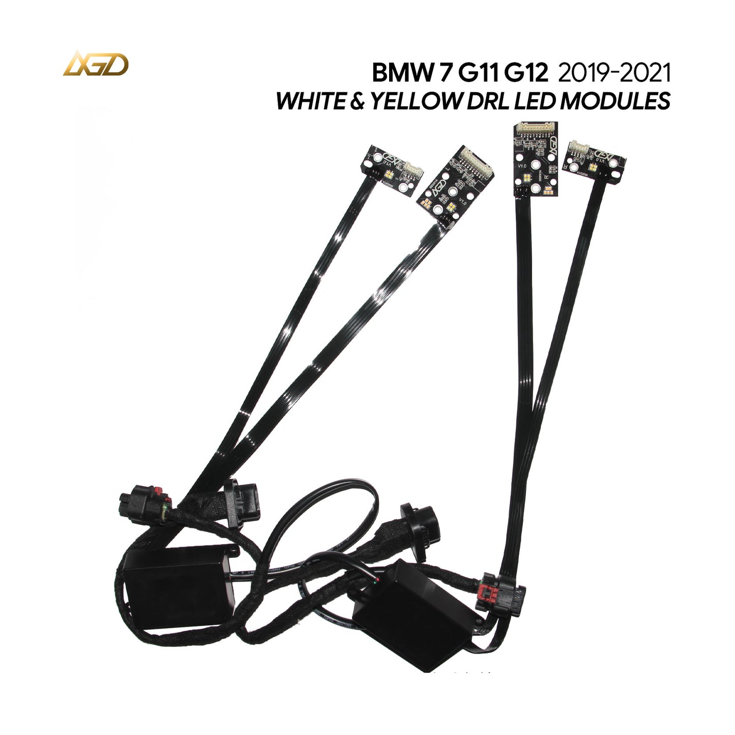 Angel Eye DRL LED Modules For BMW 7 series G11 G12 LCI 740i M750I 2020 LED Headlight EU Version